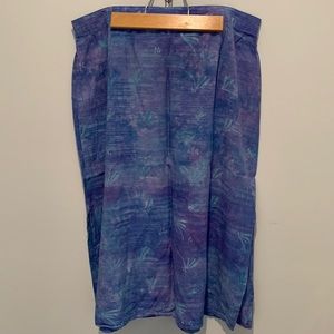 Gorgeous batik side slit skirt size XL